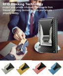RFID Clip Metal Wallet Blocking Aluminum Minimalist Holder