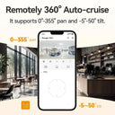 360 Coverage Smart Indoor Camera At Home