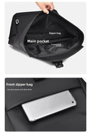 Flip Cover Magnetic Backpack For Men 20L