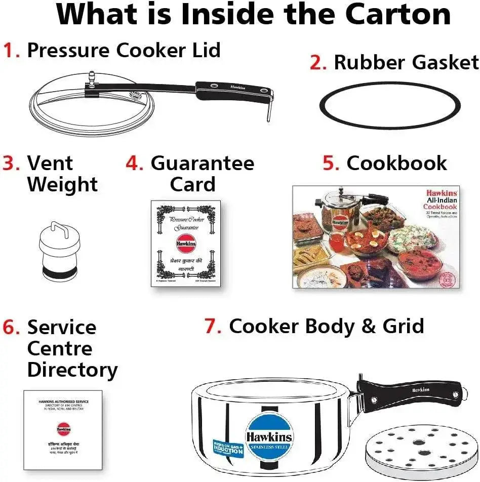 Pressure Cooker 3L Stainless Steel B60 High Performance