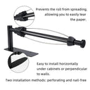 Stainless Steel Paper Towel & Toilet Paper Holder Modern Organizer