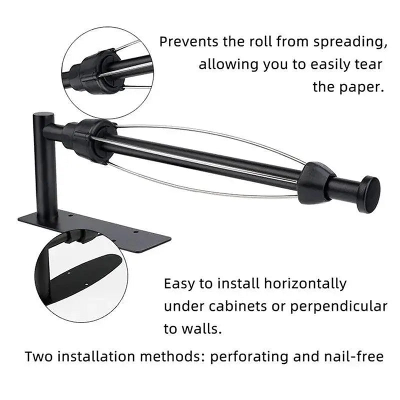 Stainless Steel Paper Towel And Toilet Paper Holder