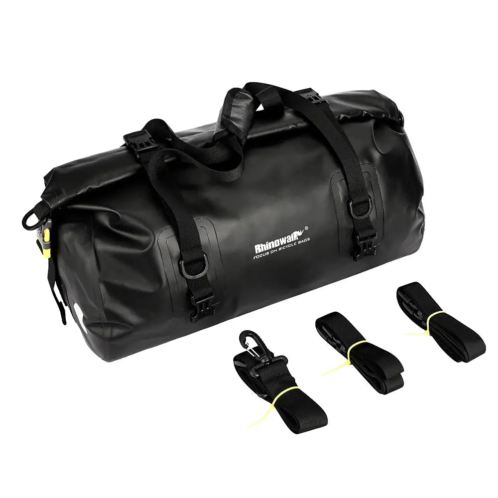 Rhinowalk Bike Rear Seat Bag Waterproof 20L Big Capacity Rear Rack Pannier Shoulder Bags Gym Bag For Mtb Road Bicycle Cycling