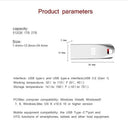 2TB Metal USB 3.0 Flash Drive High Speed Pendrive Portable