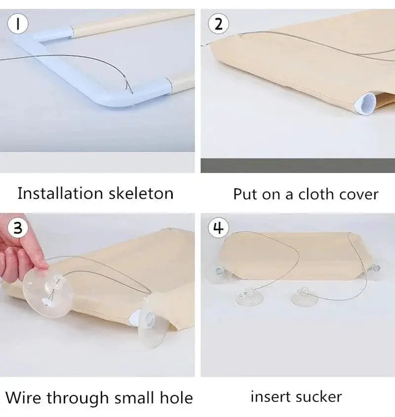 Cat Hammock Bed Sunny Window Seat Kitten Climbing Frame