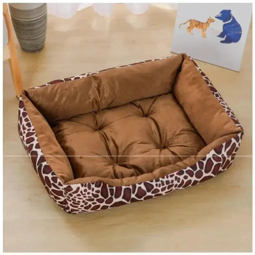 Plush Pet Kennel Bed Cozy Calming Cushion For Dogs And Cats