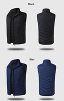 New 17 Heated Vest Jacket Fashion for Men Women Winter
