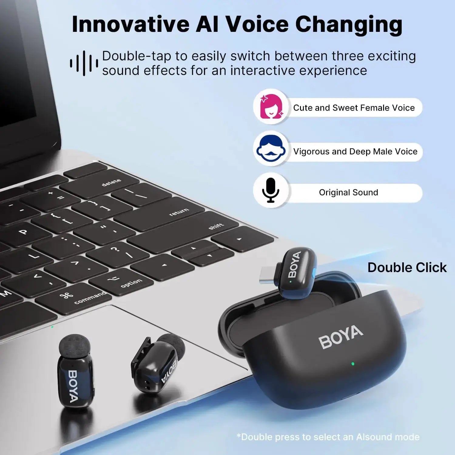 BOYA BOYA Mini Wireless Lavalier Microphone for iPhone 15/16 Series Android Type-C Smartphones Mirroless Cameras Video Recording