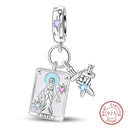 Charm Sterling Silver Tarot Card