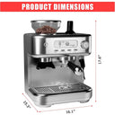 Espresso Coffee Machine Temperature Adjustable with Built-in Bean