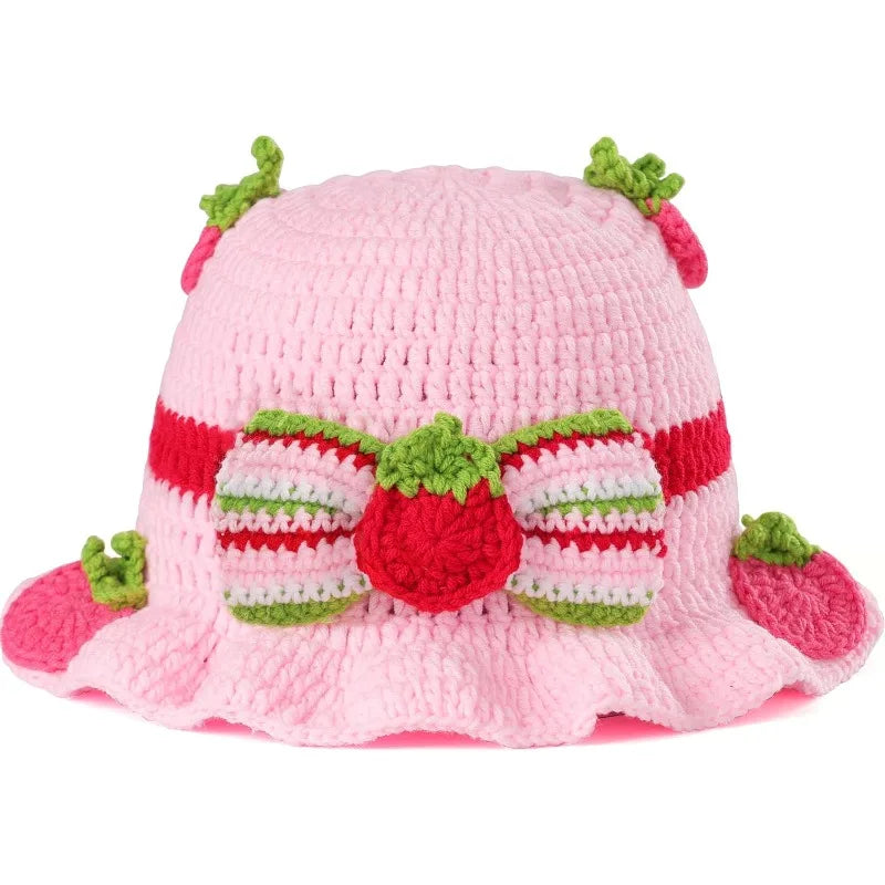 Y2K Ruffle Knit Winter Hat