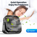 Topk USB Mini Fan - Portable Quiet Cooling