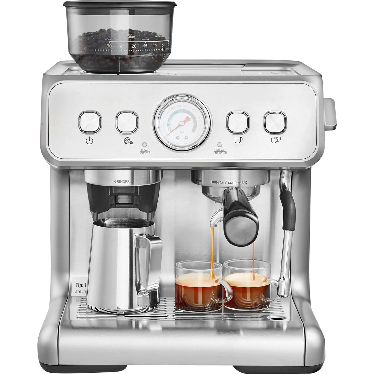 SucceBuy Espresso Machine with Grinder Semi-Automatic Coffee — product view 1