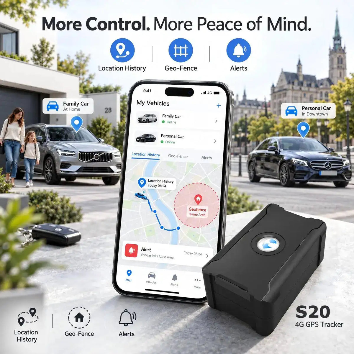 Wireless GPS Tracker for Car Anti-Theft | Global -Time Vehicle — product view 8