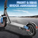 500W Adult Electric Scooter Foldable Solid Tires