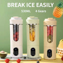 530ml Juicer Wireless USB Charging 12 Blade Mini Blender On The Go