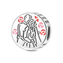 Sterling Silver Charm Beads Mask