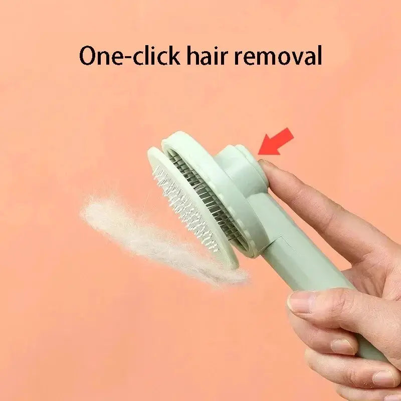 Pet Hair Removal Comb Self Cleaning Slicker Brush Grooming
