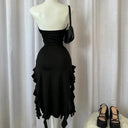 Women Night Out Backless Floral Dress