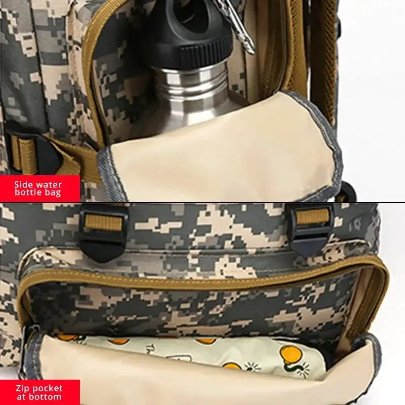 Rilibegan Military Travel Backpack Men Tactical Climbing Bag