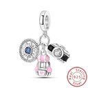 Charm Sterling Silver Luminous Firefly