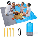Sandproof Waterproof Beach Blanket 200x210cm Picnic Mat