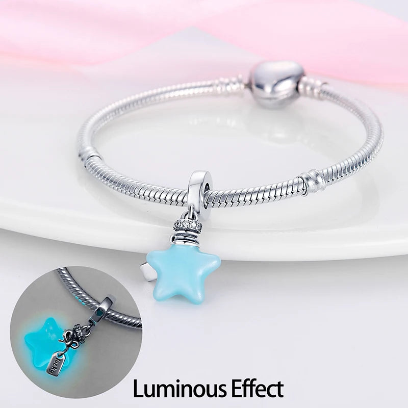 Sterling Silver Chameleon Luminous Firefly