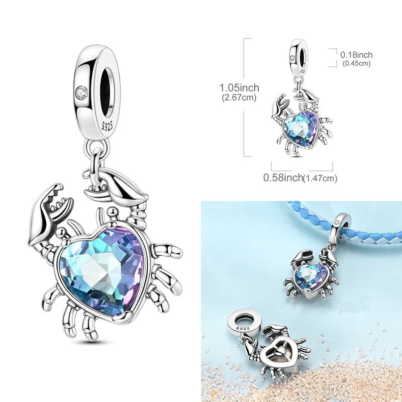 Sterling Silver Charm Beads Forever