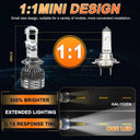 LED Projector Lens Headlight Car Bulb Canbus Turbo High Power