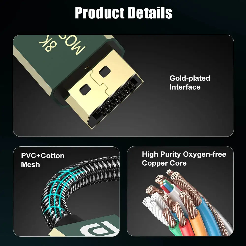 Moshou DP Cable - Gaming — product view 3