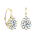 Oxtao Gold Moissanite Clip Earring