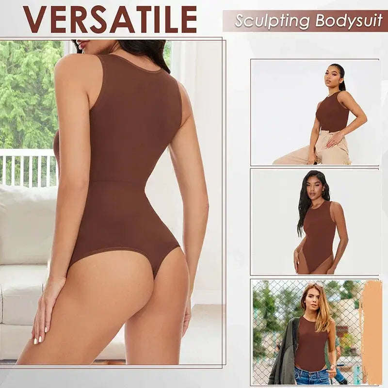 Sculpting Tummy Control Bodysuit For Women Seamless Chic