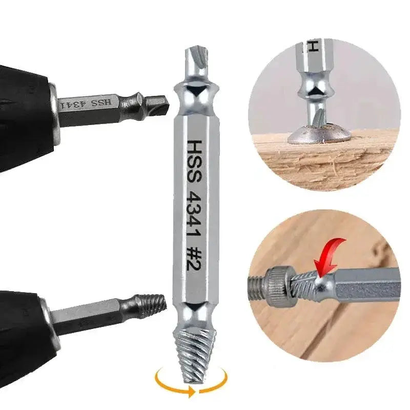 Screw Extractor Set Effortless Bolt Removal Tools Made Easy
