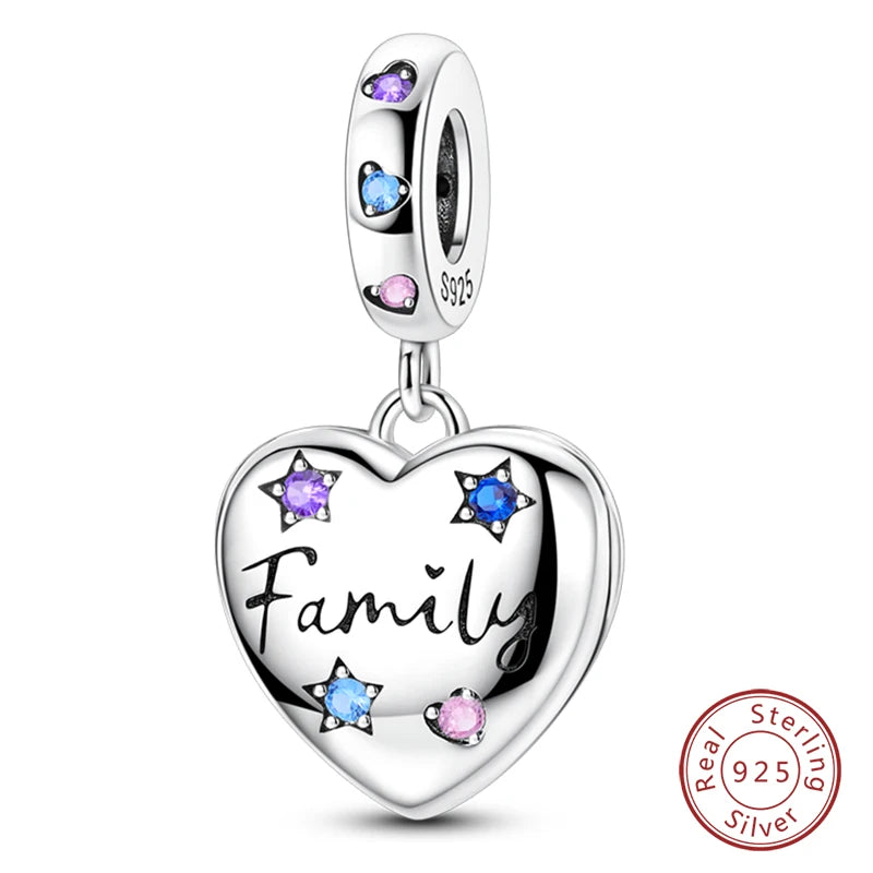 Sterling Silver Charm Beads Forever