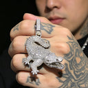 K Gold Plated D Crocodile