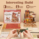 Robotime 3D Wooden Music Box Gift For Adults