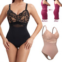 Seamless Lace Thong Bodysuit for Tummy Control Shaping