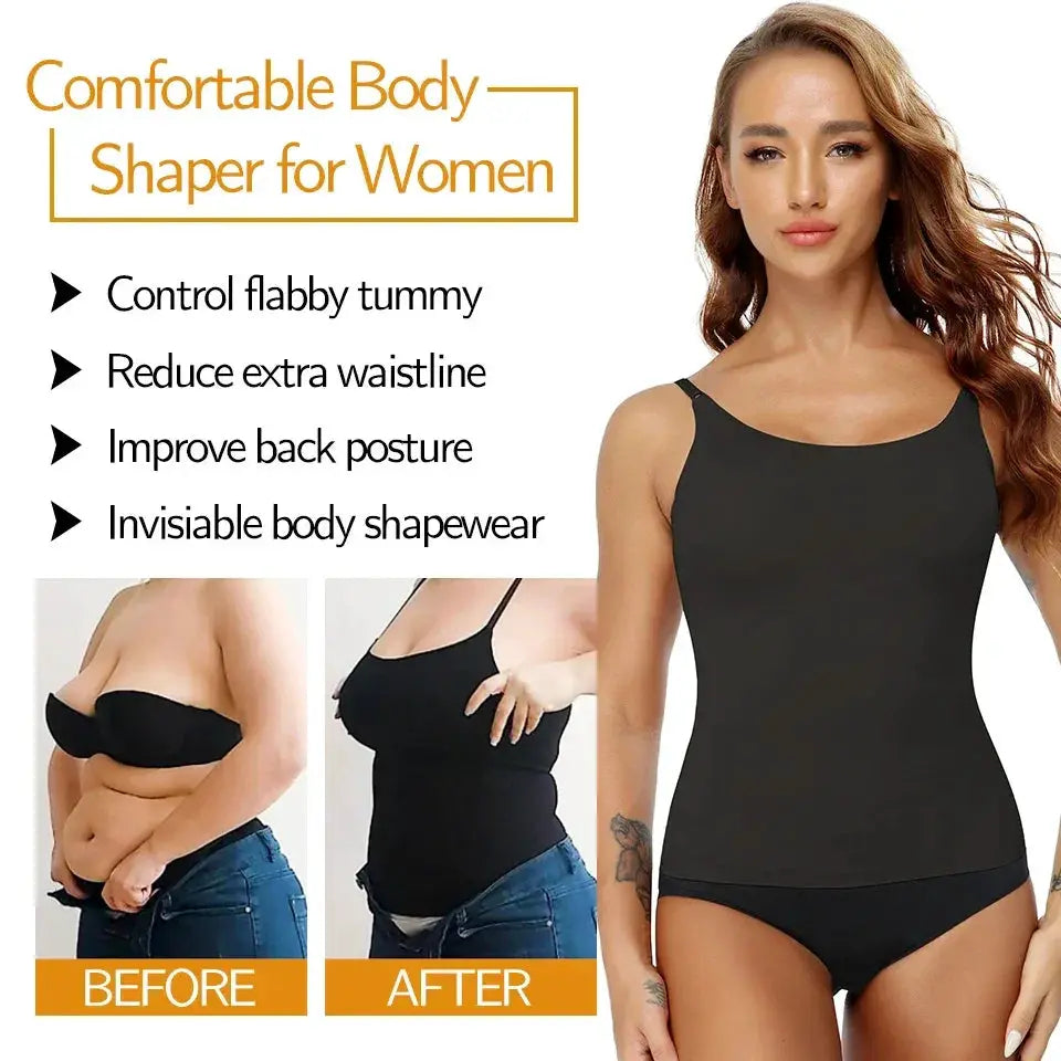 Seamless Tummy Control Shapewear Camisole For Women