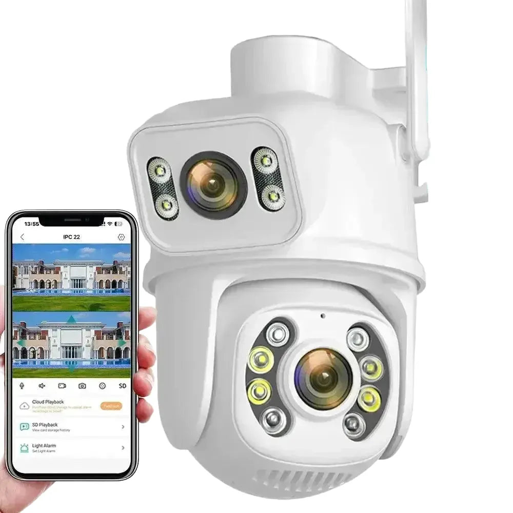 Night Vision Outdoor Security Camera — 6MP NO SD Card