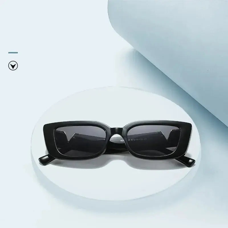 Retro Rectangle Sunglasses Women Brand Designer Vintage