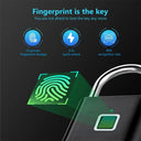 Smart Portable Fingerprint Usb Charging Padlock