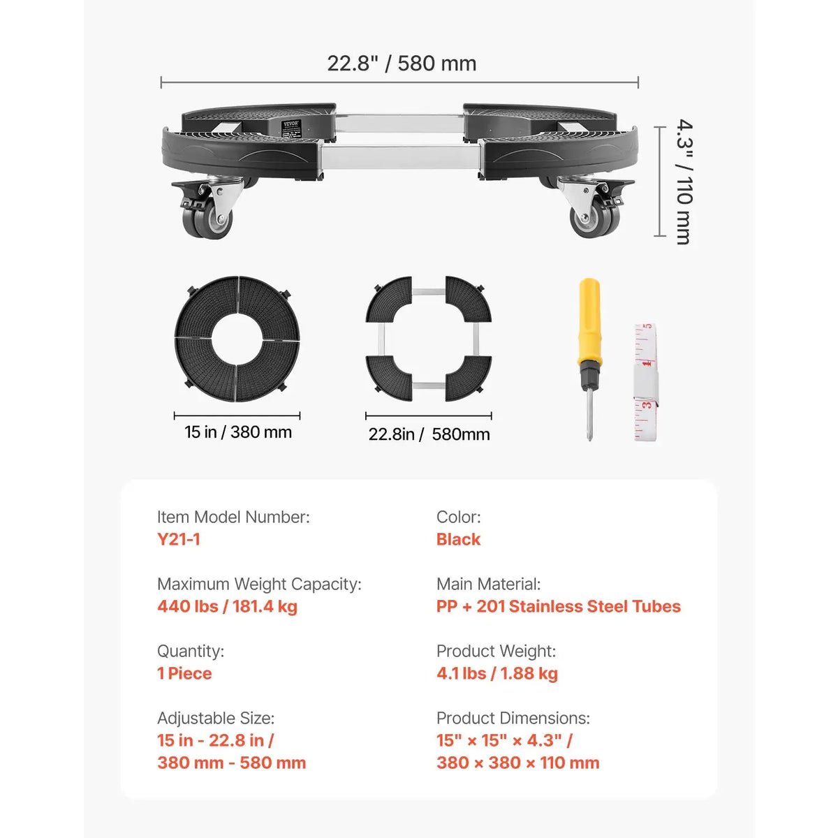 Heavy Duty Trash Can Dolly Lb — product image 7