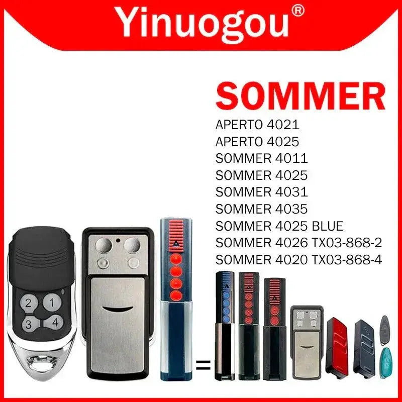 SOMMER Garage Remote Control Security And Easy Programming