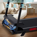 3.5HP Compact Walking Pad Treadmill With Incline 0.6 To 10 MPH