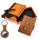 Anti-Scan Magnet Credit Card Holder Wallet Genuine Leather