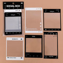 Yoofun Vintage Film Frame Stickers Nostalgic Diary Labels