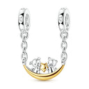 Charm Beads Sterling Silver Golden