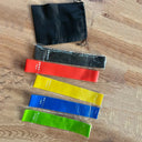 5-Piece Set of Elastic Resistance Bands for Strength Training