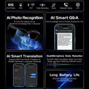 4K Camera Smart Glasses for Translation