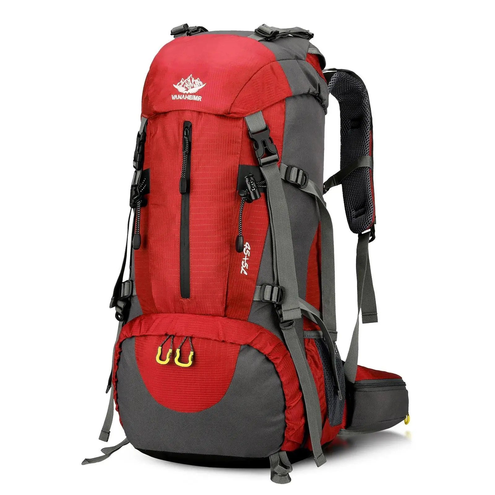 50L Hiking Backpack Waterproof Camp Pack Shoe Compartment